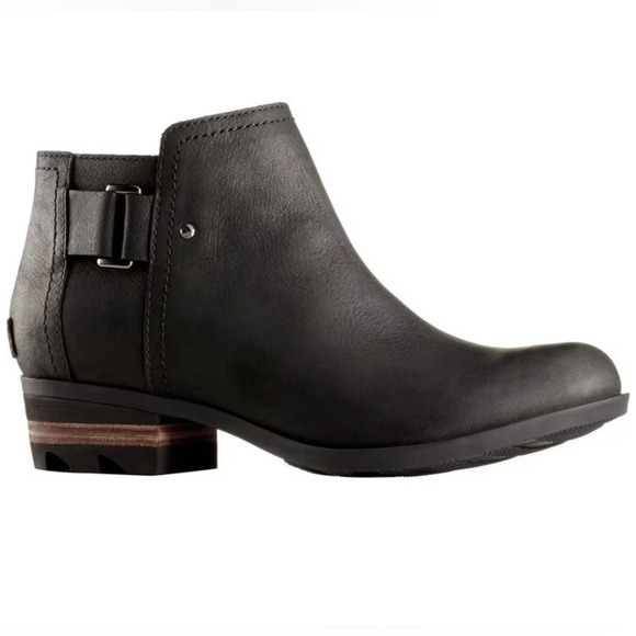 Sorel Lolla ankle boots leather water proof booties size 7.5 - Picture 2 of 13